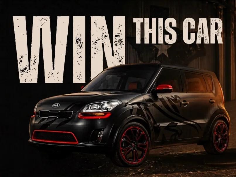 Custom Kia Soul giveaway car